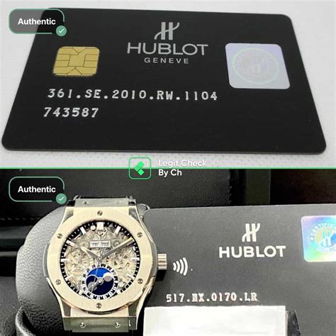 hublot copy original automatisch|Hublot warranty card.